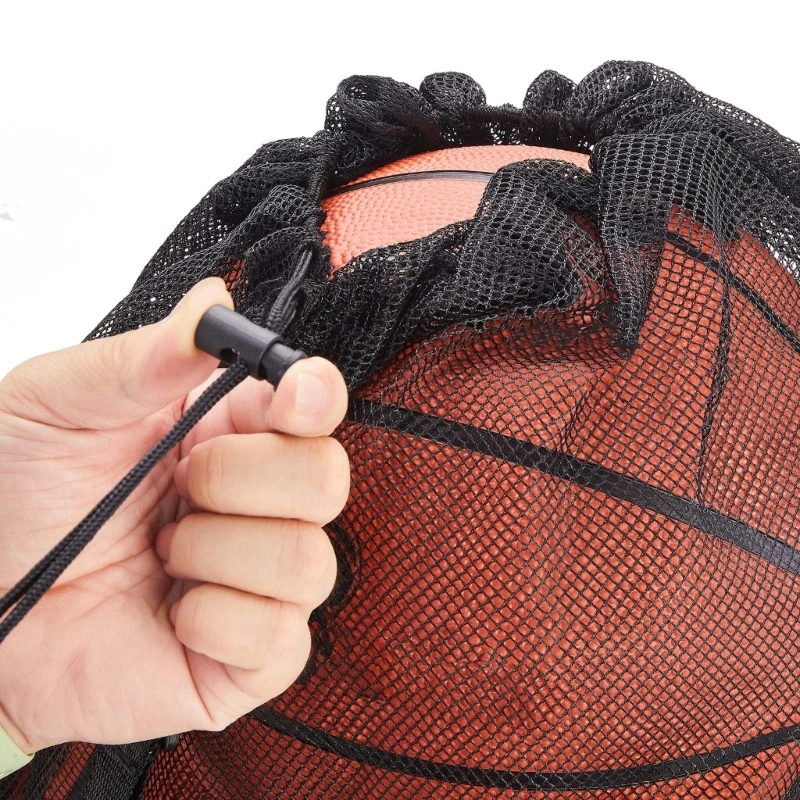 Football Net Bag Nylon Mesh Ball Bags Basketball Bag Mesh Team Player Net Bags X5QF