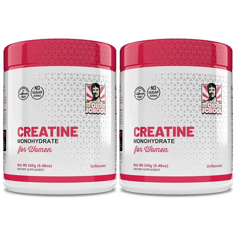 Creatine Monohydrate for Women - Contains Collagen and BCAA To Help Support Joint Comfort, Skin Structure, and Build Lean Muscle
