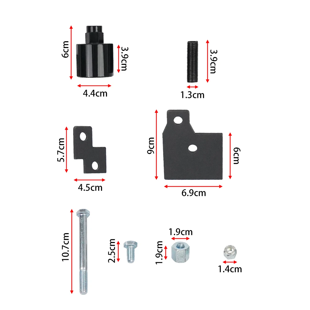 블랙 프론트 & 리어 2인치 리프트 서스펜션 키트 (1999-2025 폴라리스 스포츠맨 500 570 600 700 800 MP-1234-BK 호환)