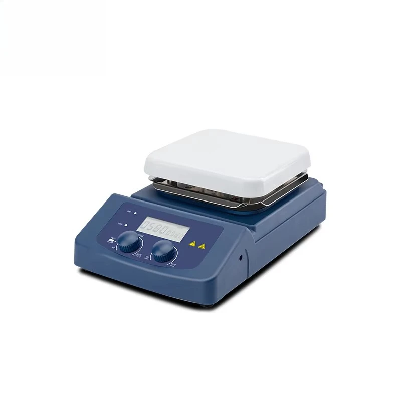 

Лабораторная магнитная мешалка с керамической нагревательной плитой, цифровая ЖК-панель, 5 л, 380°C