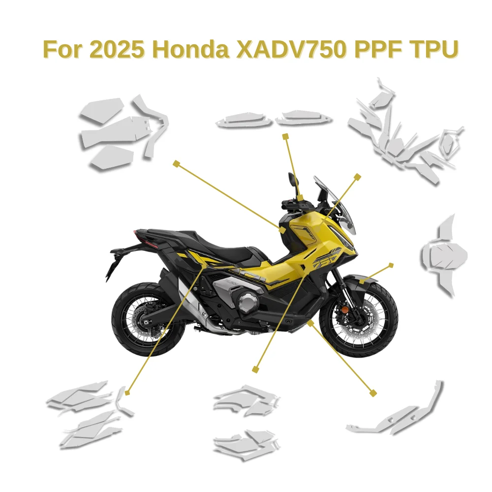For Honda X-ADV 750 2025 PPF TPU Protective Film XADV 750 UV-Resistant TPU DCT-Compatible Paint Protection Film X-ADV 750