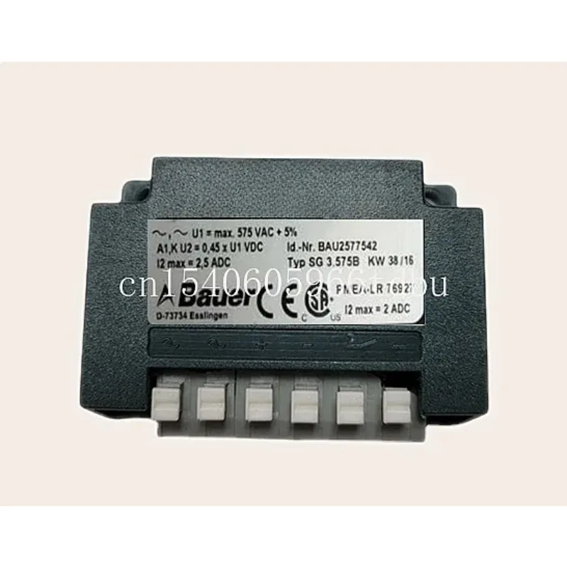 Typ SG 3.575B BAU2577542 U1=max.575VAC+5% Rectifier Domestic Bauer