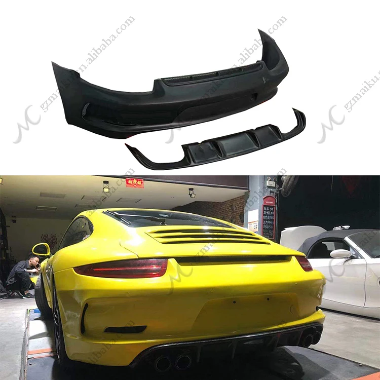 911 991.1 991.2 Upgrade GT3 style car parts  991 Body kit Accessories Bumper tail front rear bumper for Porsche 