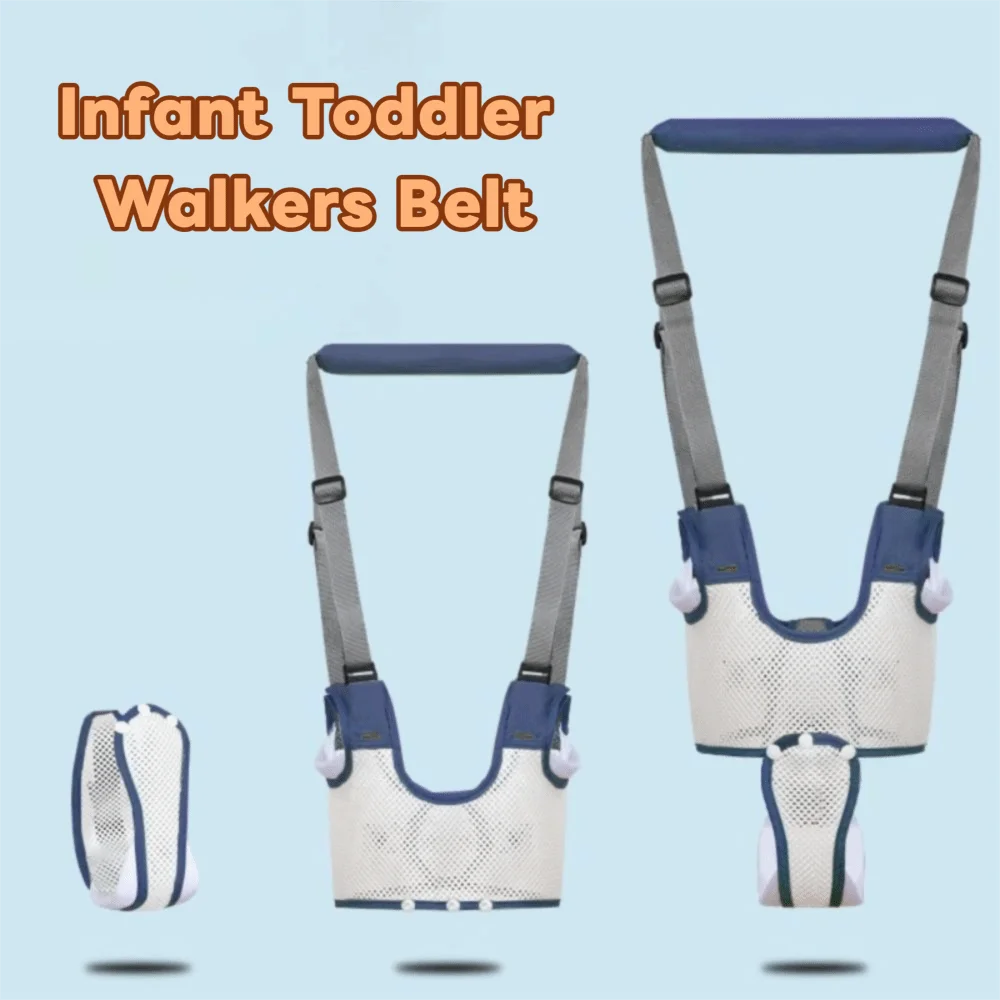 

Anti Fall Toddler Baby Walking Harnesses Safety Breathable Infant Toddler Walkers Belt Adjustable Learning