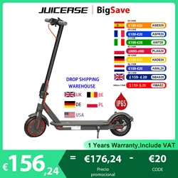 JUICEASE 350W/500W elektryczny skuter dla dorosłych 35KM/H skuter elektryczny 45KM Max zasięg składany E-skuter z aplikacją inteligentne skutery