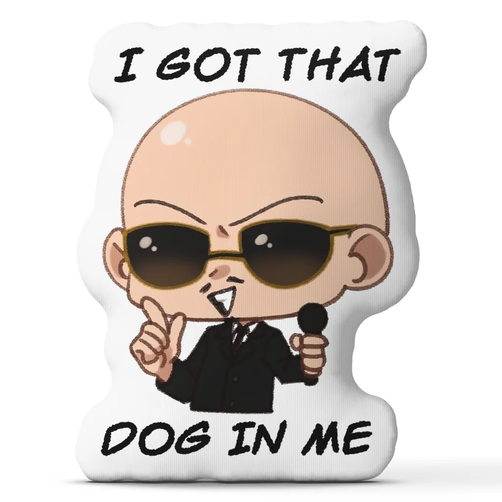 Mr. Worldwide Pitbull Plush Pillow Cushion Irregular Stuffed Throw Pillow Home Decor Gift Sofa Bed Couch