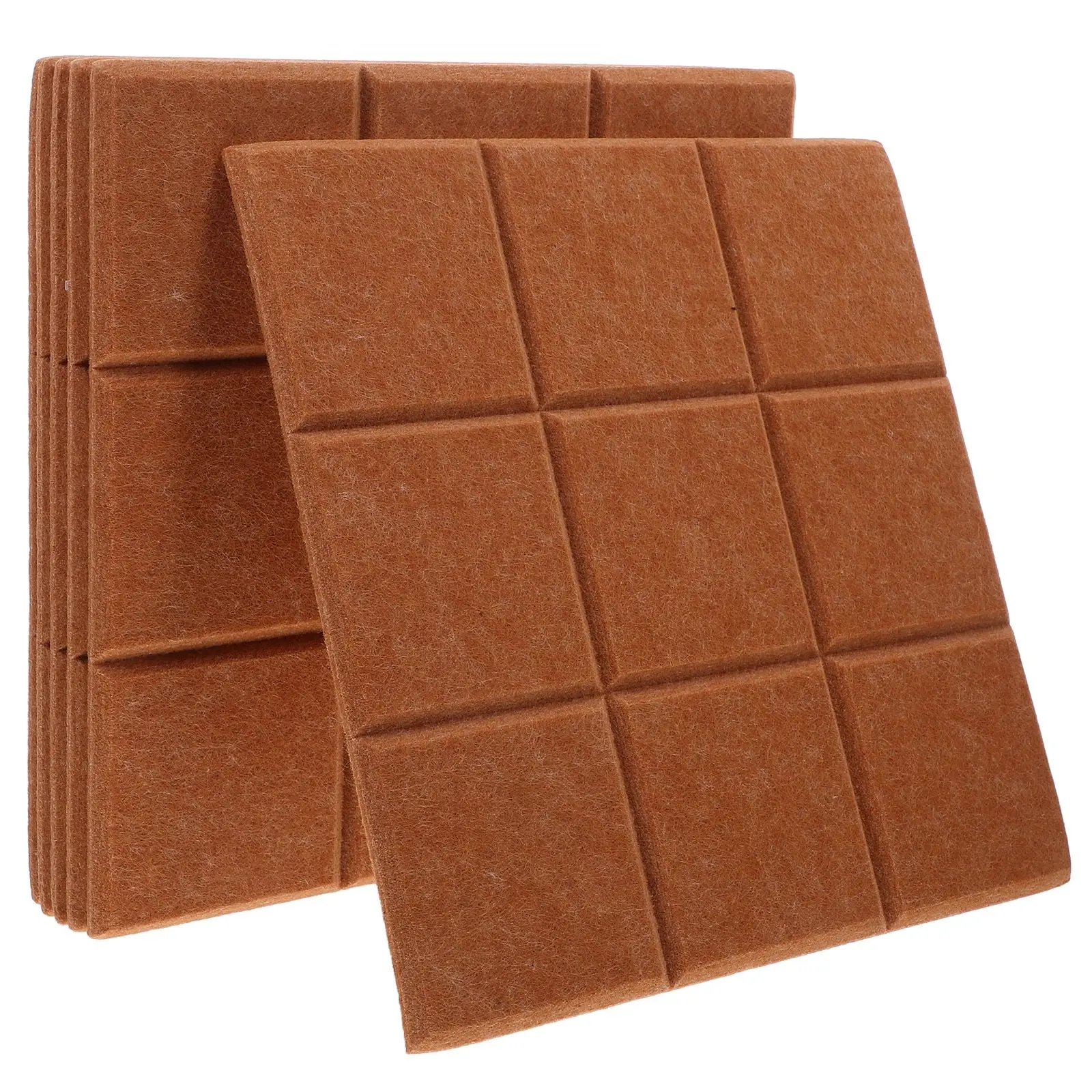 6 Pcs Bulletin Board Wall Sticker Felt Tiles Small Adhesive for Classroom Photo Pin Stickers