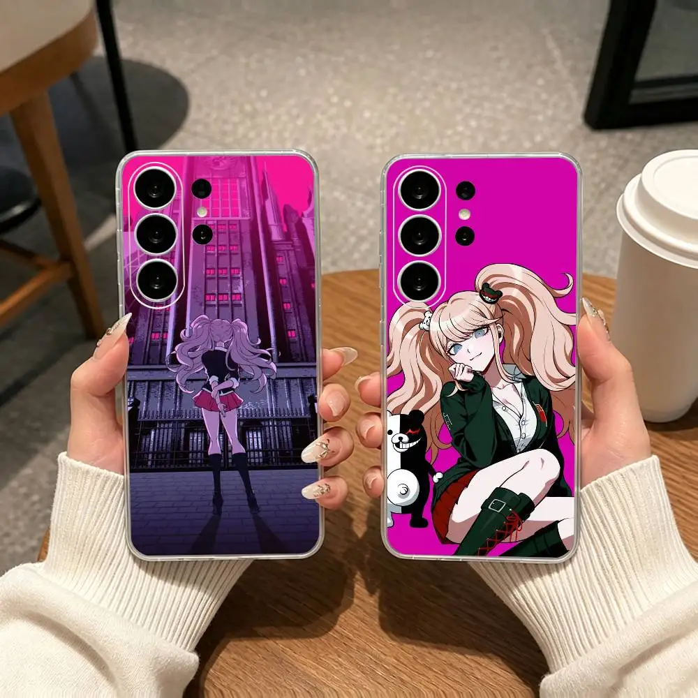 Anime Danganronpa gift Phone Case For Samsung S25,S24,S21,S22,S23,S30,Ultra,S20,Plus,Fe Transparent Cover