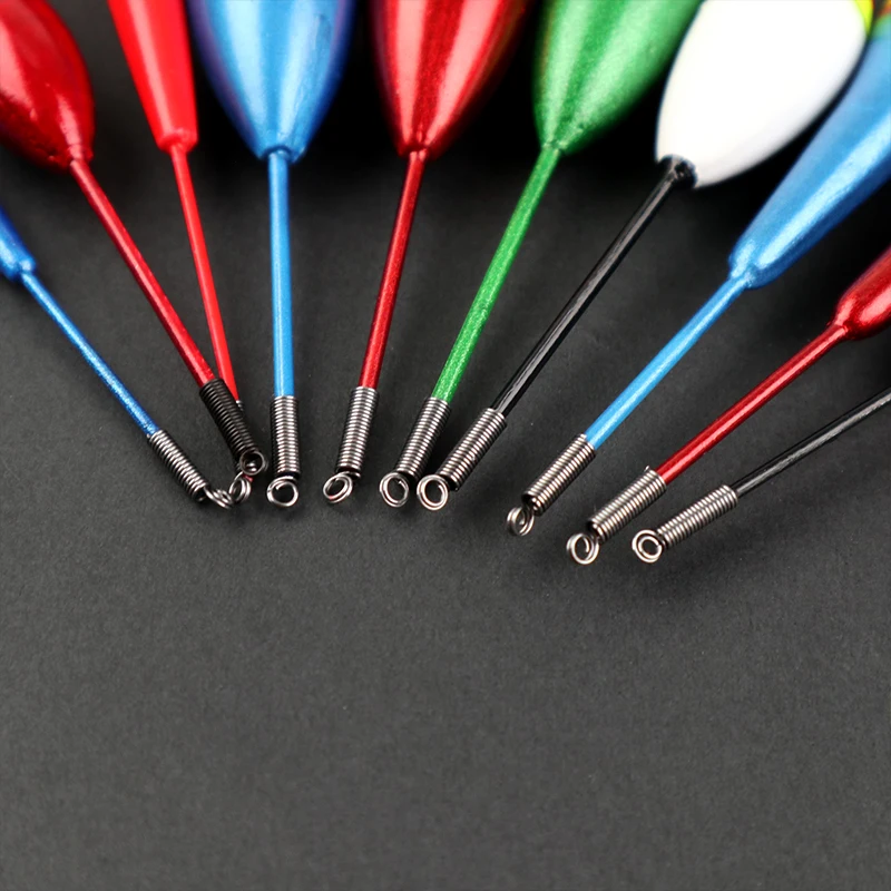 10 قطعة الصيد يطفو مجموعة العوامة بوبر مصباح الصيد عصا يطفو تتقلب مزيج حجم اللون تعويم العوامة لملحقات الصيد #4