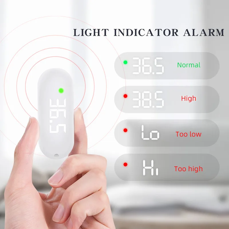 AiQUE Mini termometro frontale termometro USB Digital Baby Monitor temperatura corporea misuratore di febbre a infrarossi per bambini