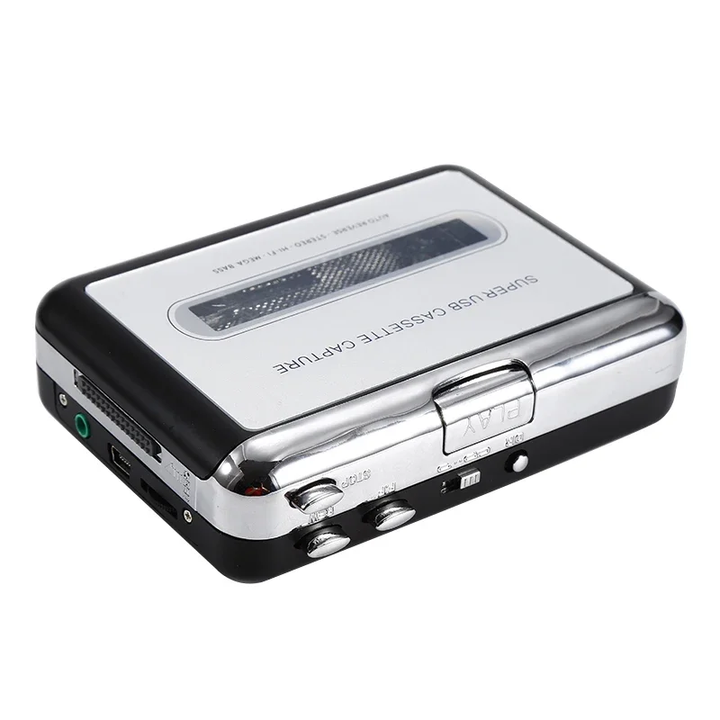 Cassette Player Cassette to MP3 Converter Capture Audio Music Player Convert Tape Cassette on tape to PC Laptop Via USB