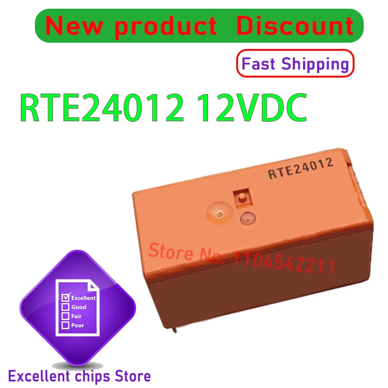 Original RTE24005 RTE24012 RTE24024 RTE24048 RTE24110 RTE24730 5VDC 12VDC 24VDC 48VDC 110VDC 230VAC 8A 8PIN 2NO 2NC 5PCS
