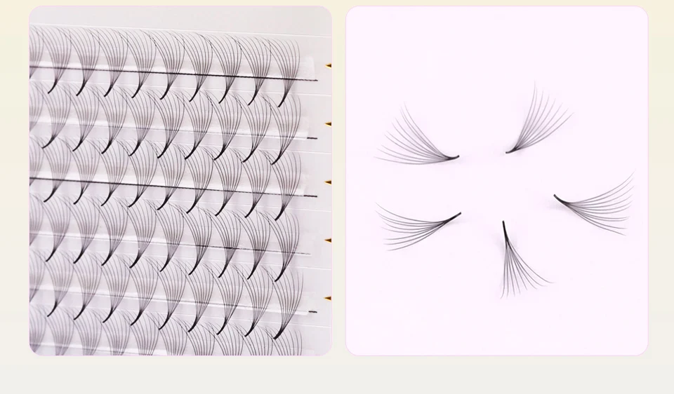 Lashprofessor 30D Vorgefertigter Volumenfächer 5D 6D 8D 10D 12D Einzelwimpern Dünne, spitze Basis Vorgefertigte russische Volumen-Wimpernverlängerungen – Detail 18
