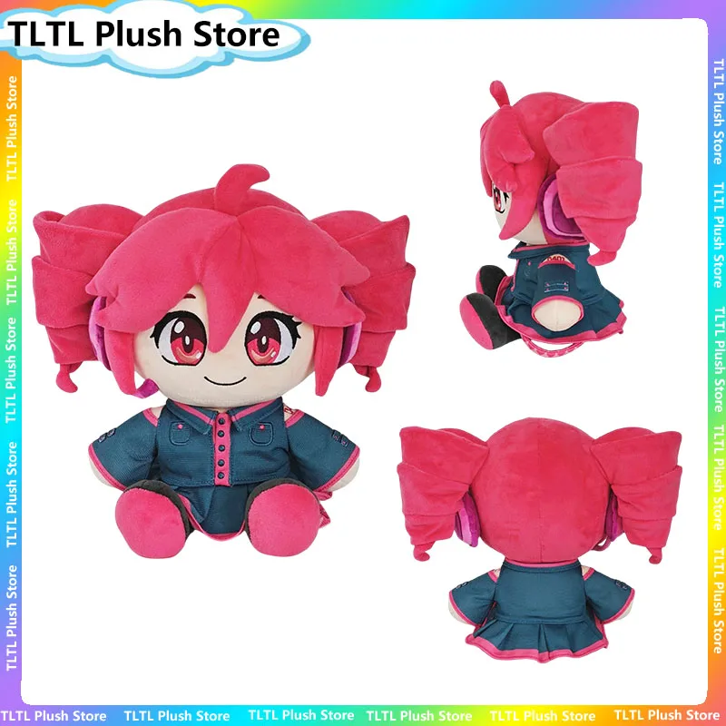 New Kasane Teto Plush Toy Peluche Doll Virtual Singer Soft Stuffed Anime Collectible Home Decoration Gift For Anime Fans Doll