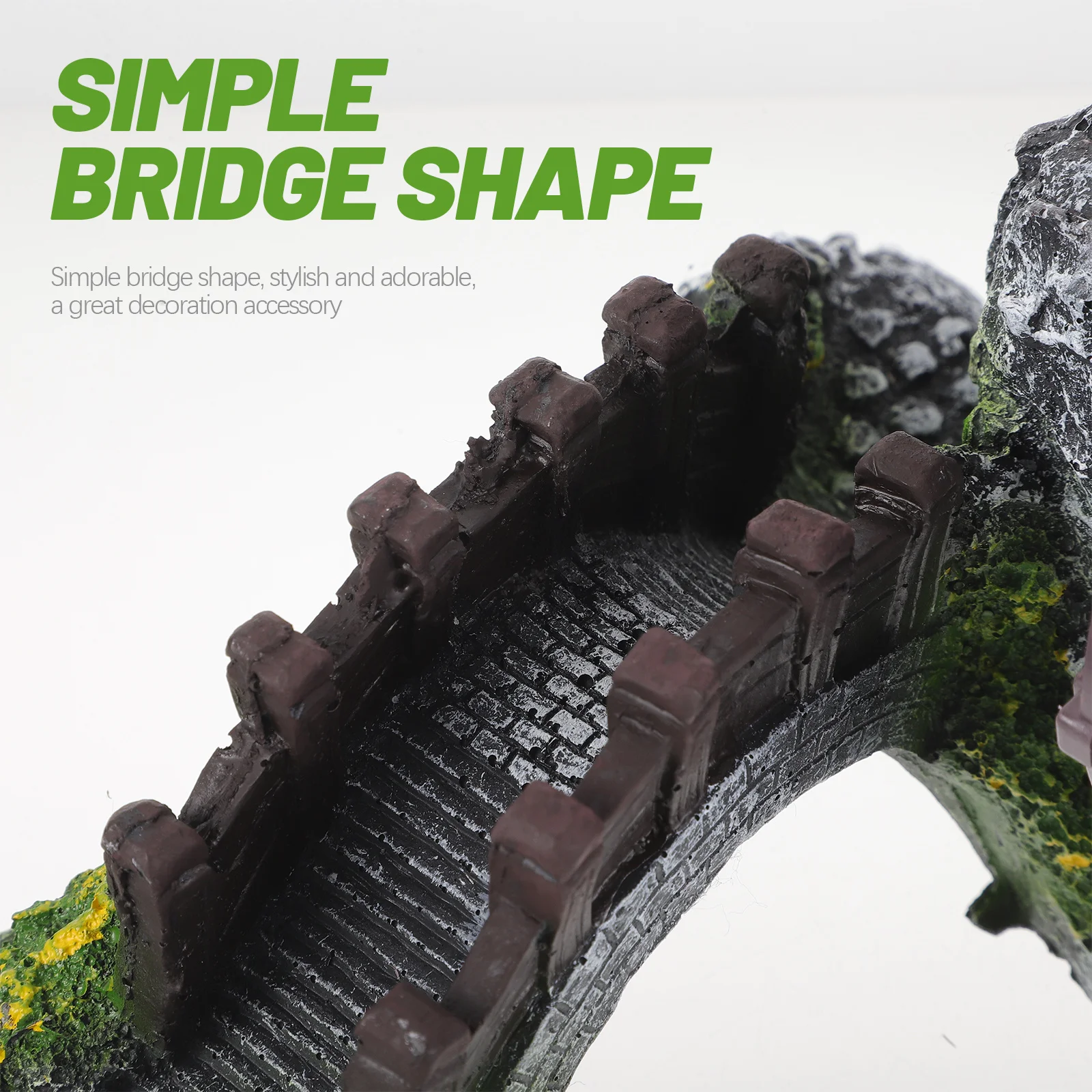 

Aquarium Decoration Safe Practical Lasting Using Time Micro-Landscape Decor Bonsai Ornament Fish Tank Bridge Decor