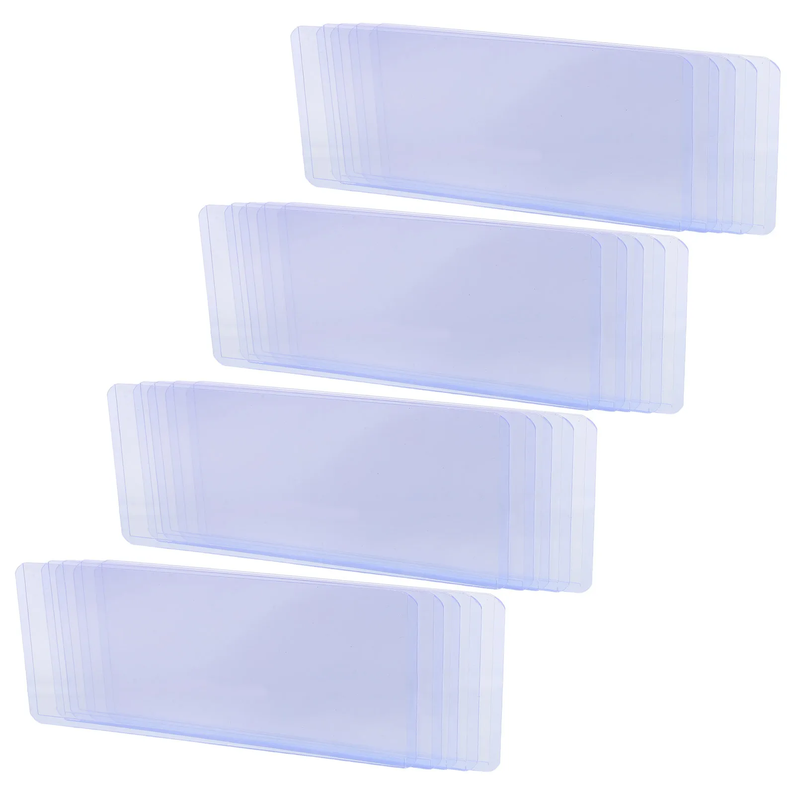 20Pcs Clear Money Holder Waterproof PVC Bill Protector for Banknotes Cards Stamps Invoices Cash Storage Currency Collection