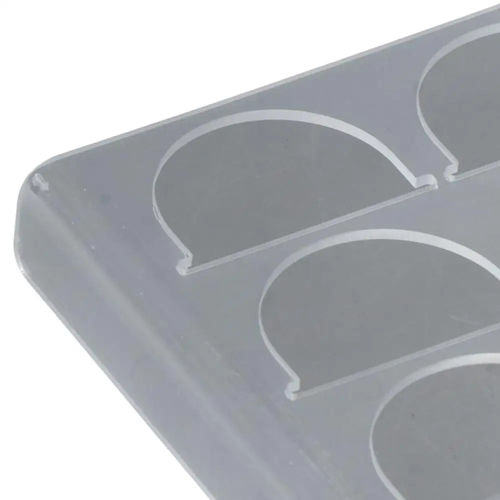 صينية تخزين كبسولة قهوة ، أكريليك ، شفاف ، سهل التنظيف ، درج متين ، منظم داخلي ، يحمل 30 كبسولة