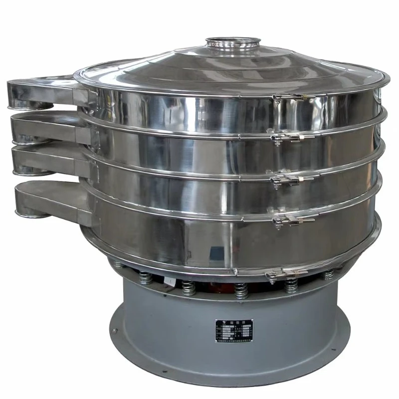 Food Grade Corn Grain Rotary Vibrating Screen Machine