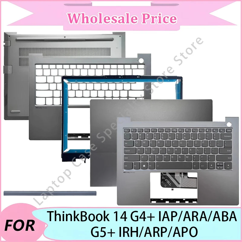 

NEW For Lenovo ThinkBook 14 G4+ IAP/ARA/ABA G5+ IRH/ARP/APO Laptop LCD Back Cover/Front Bezel/Palmrest/Bottom Case/Keyboard
