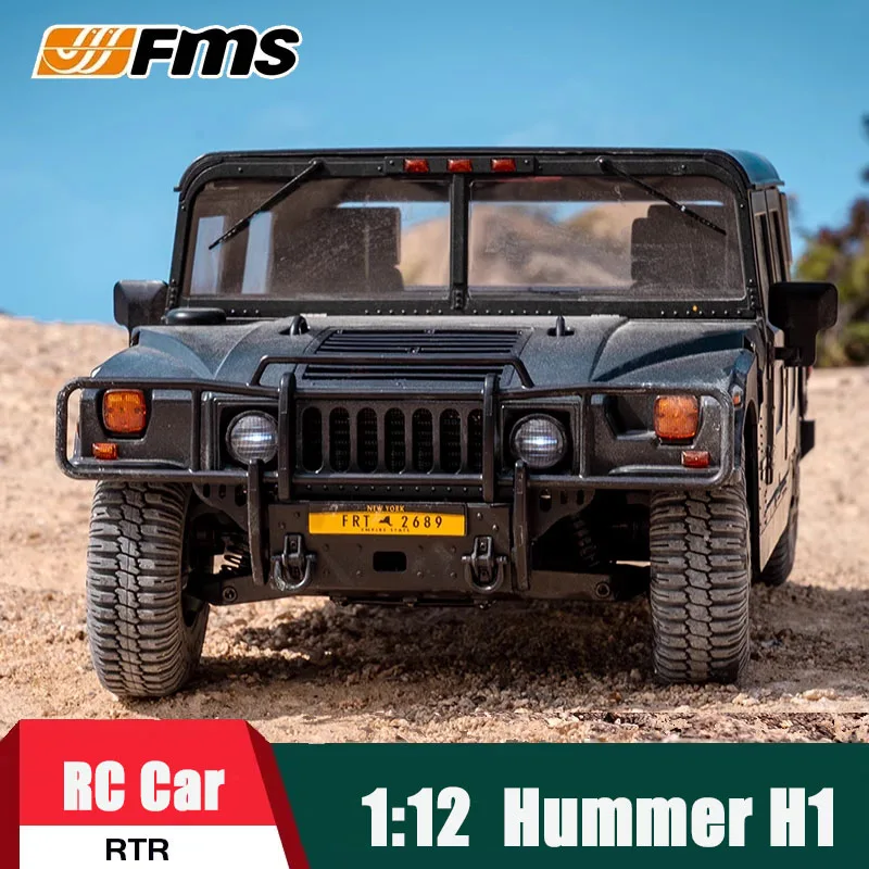 Fms 1:12 Hummer H1 Off-road Climbing Vehicle Buggy Equipped With 2.4grc Remote Control Car Model Four-wheel Drive Car Model