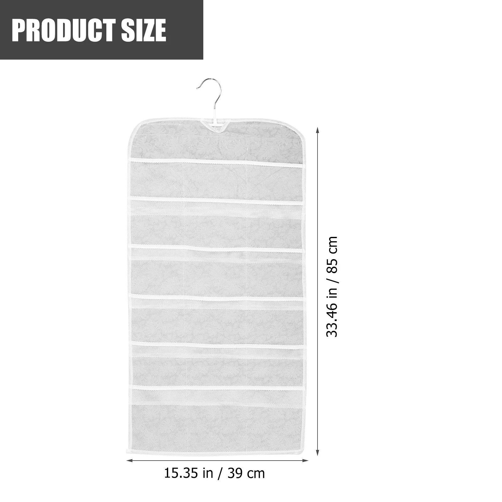 

Double-Side Hanging Bra Storage Organizer Space-Saving Hanging Organizer for Bra Underwear Socks Closet Panty Organizers