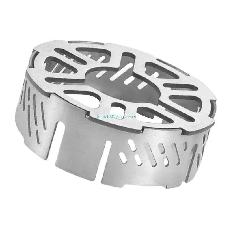 

T3LD Outdoor Gas Stove Windshield Rings Stainless Steels Campings Cooker WindShield