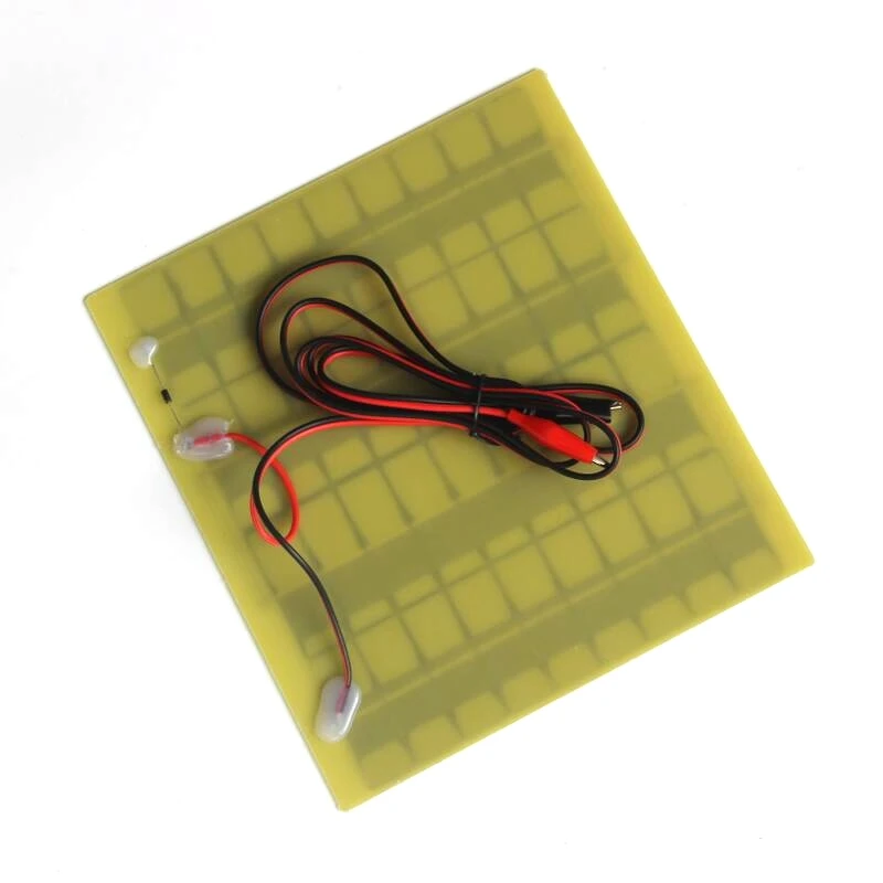 Caricatore portatile da pannello solare da 10 W 18 V con cavo a clip per caricabatteria da motore per auto da 12 V