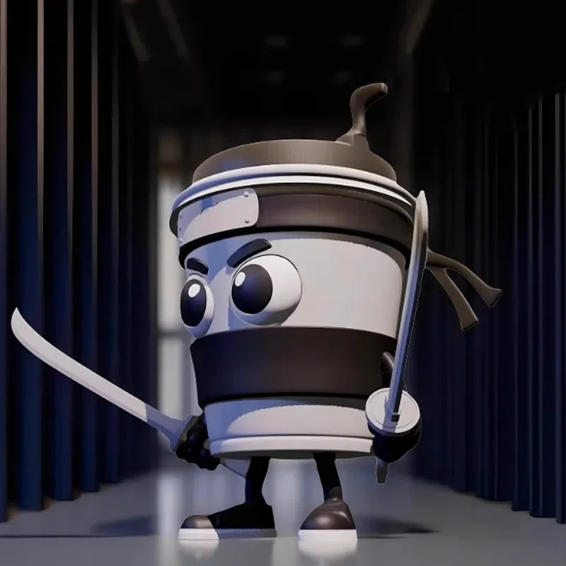 デスクおもちゃギフトカプチーノアサシンフィギュアイタリア Brainrot アクション Figureine 漫画 Tung Tung Tung Sahur コレクションルームデコラ