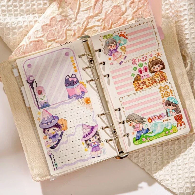 Handmade Fabric Loose-leaf Notebooks Removable A5 A6 Planners High Value Diary Notepad Student Handbooks School Office Supplies