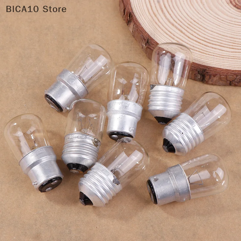 B22 Bayonet E27 Screw 12V/220V 15W 25W LED Filament Light Fridge Bulb Mini COB Lamp For Sewing Machine Range Hood