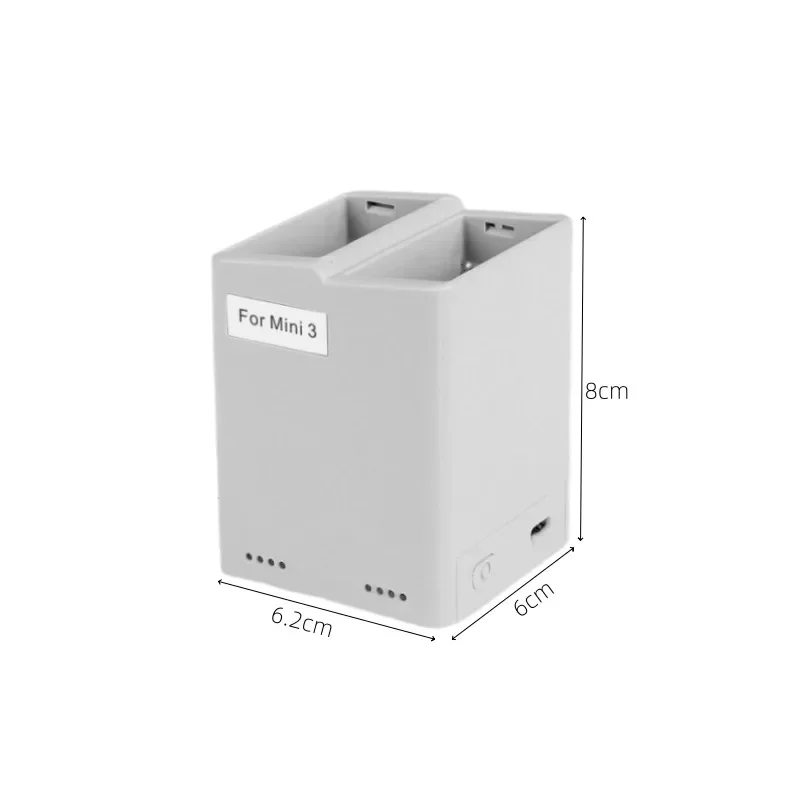 New Two Way Charger Hub for DJI Mini 4 Pro/ Mini 3/Mini 3 Pro Battery Charging Manager Housekeeper Charging Bank Accessories
