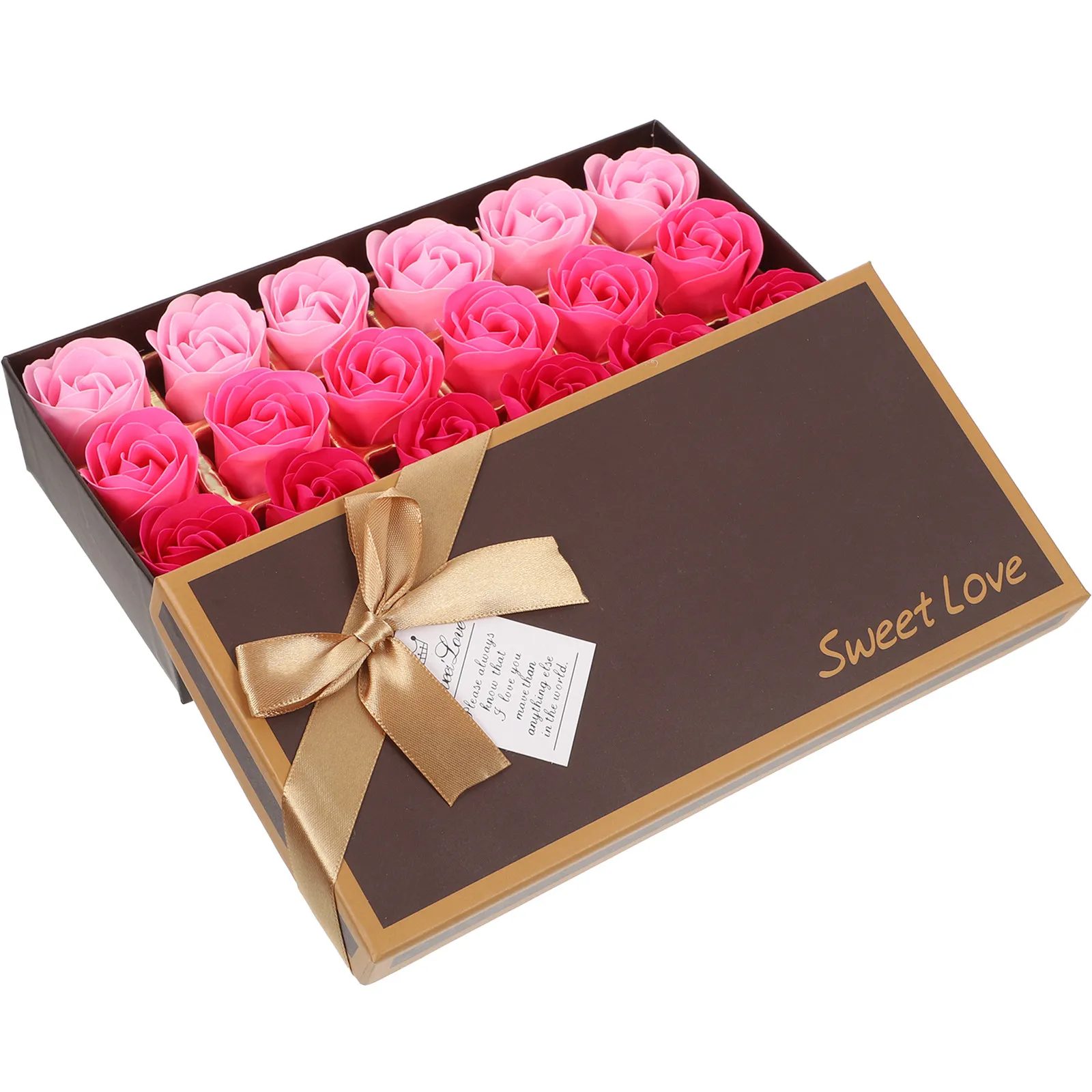 

1 Box Artificial Rose Soap Flower Delicate Scented Decoration Gift for Christmas Mother's Day Home Decor Soap Rose