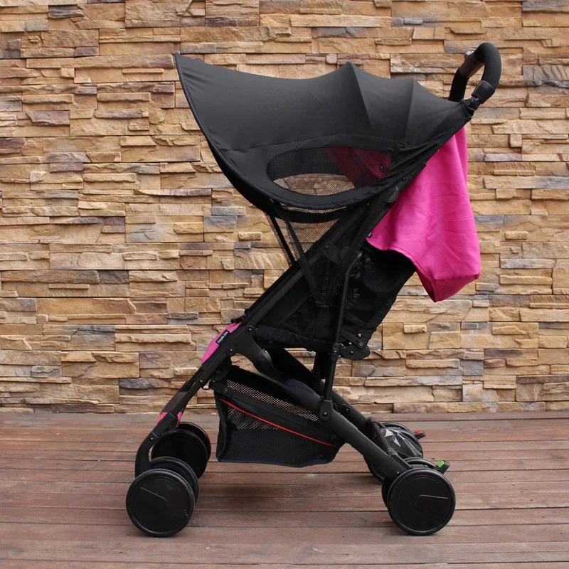 Baby Stroller Sunshade Summer Pram UV Sunshade Baby Full Canopy Stroller Mosquito Net Shelter Cloth
