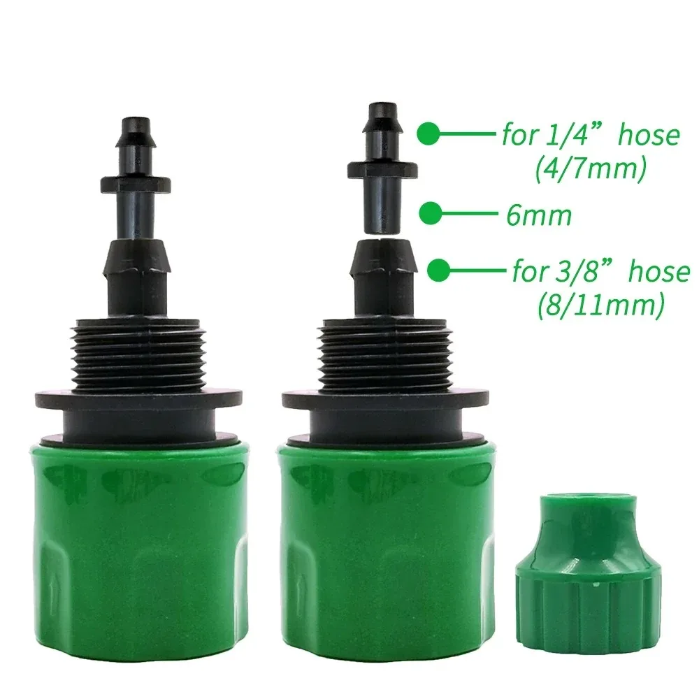 5pcs Water Pipe Quick Connector Plastic Hose Pipe Connector For Garden Pipeline Drip Irrigation System Watering Equipment Parts gallery 3