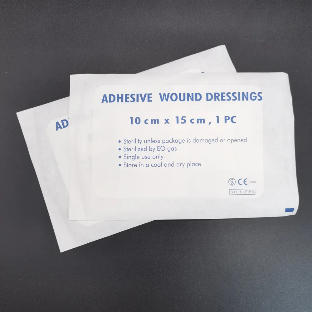 10 stücke Nicht-woven Medical Adhesive Hämostase Gips Wunden Dressing Pflaster Bandage Sterilisation Wunde Erste Hilfe Werkzeug – Detail 6