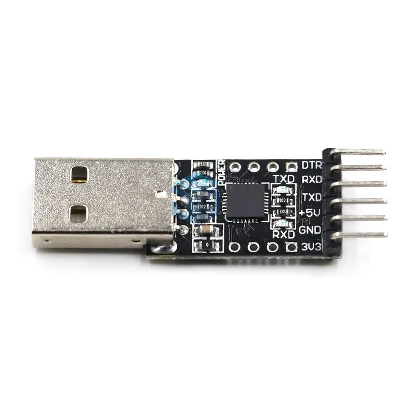 CP2102 usb 2.0にttl uartモジュール6Pinシリアルコンバータstc FT232交換アダプタモジュール3.3v/5v電源