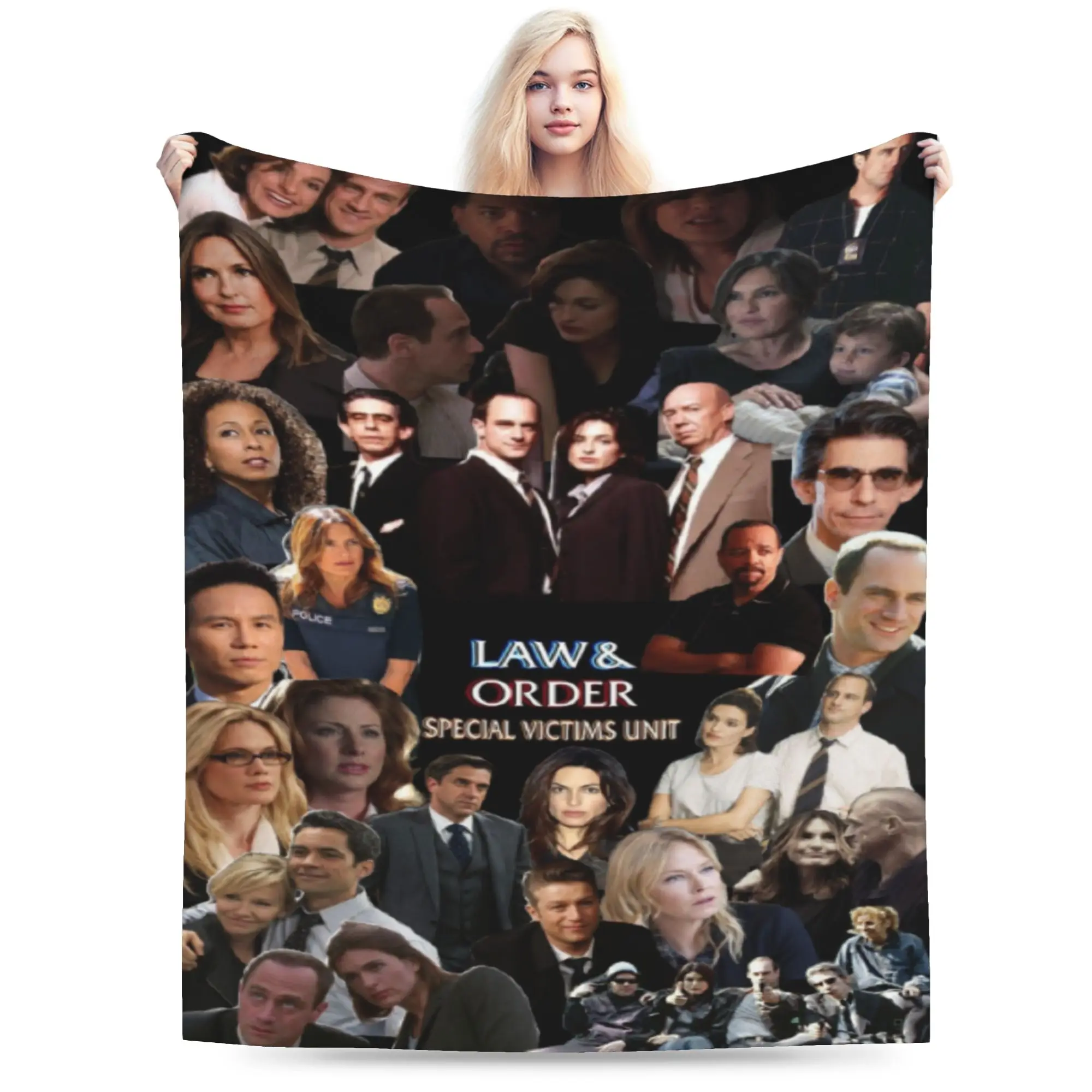 Law Order SVU Throw Blanket for Couch  Soft Cozy Plush Blanket 50x60 Inches Multiple Sizes Bedspreads for All Seasons