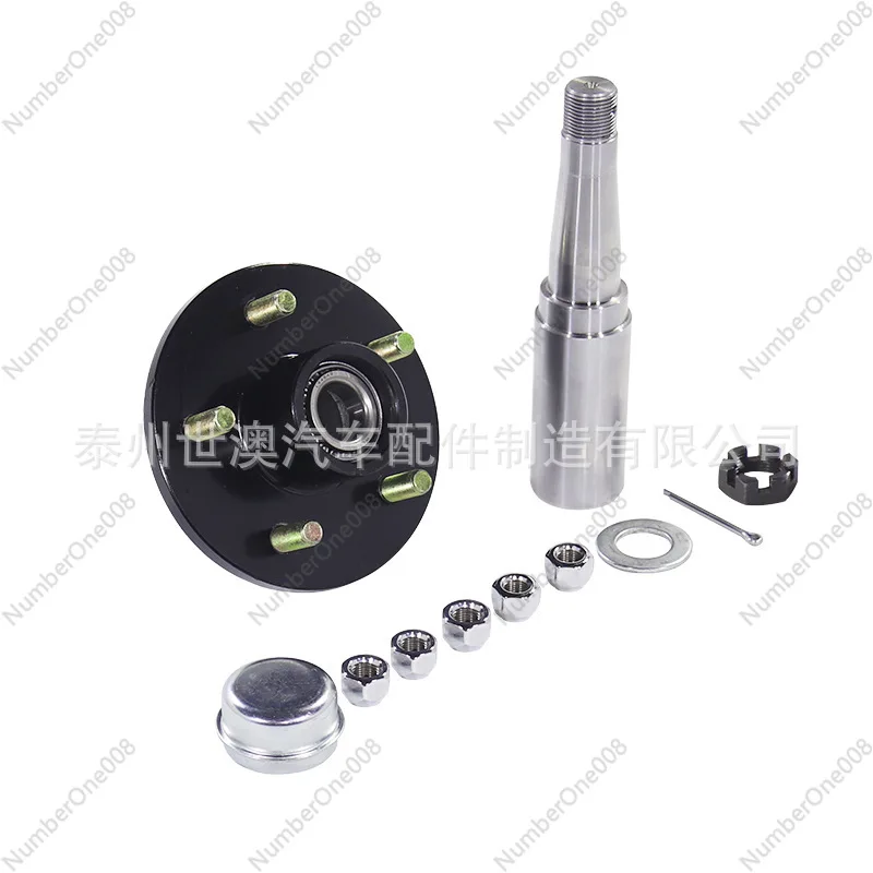 

5-Lug 3500LB Hub Assembly 46210BTSR Replacement, Heavy Duty Trailer Axle Wheel Bearing for RV Camper Towing System