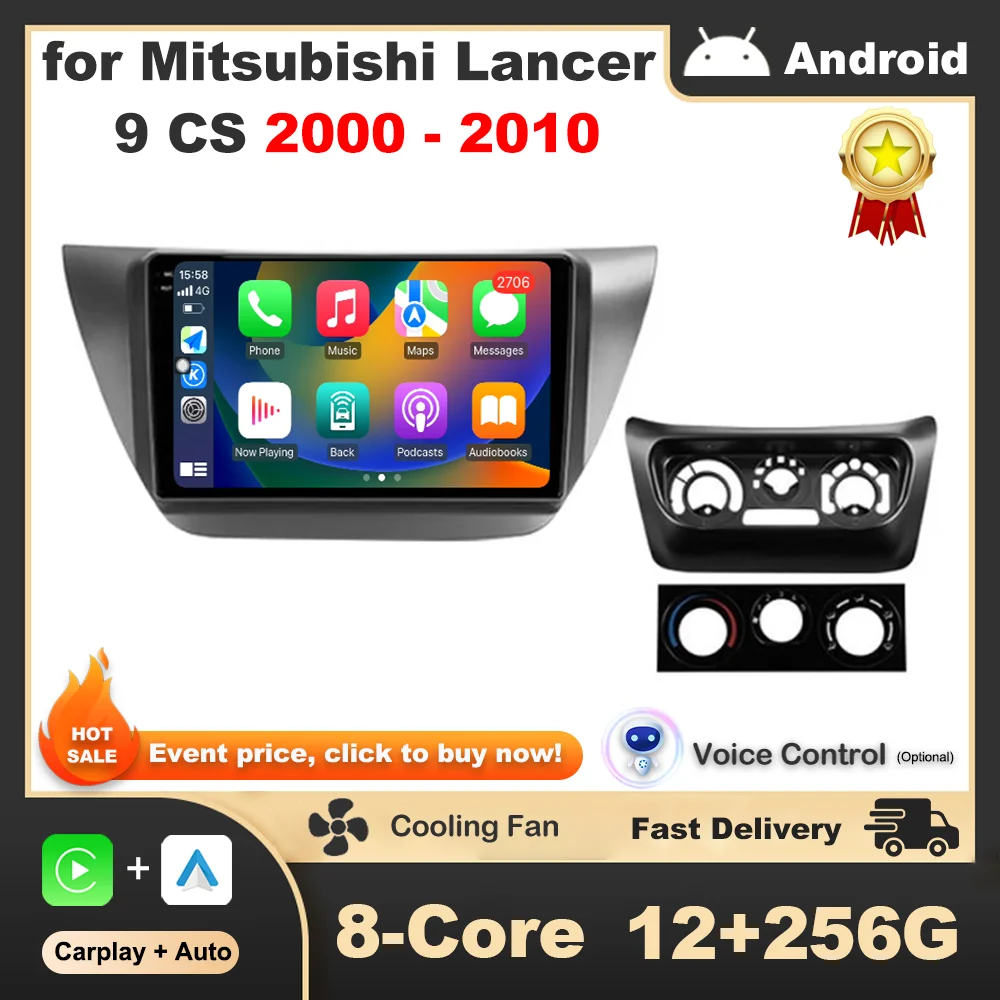 

Navigation GPS Car Radio Android OS for Mitsubishi Lancer 9 CS 2000 - 2010 Multimedia Player WiFi DSP Stereo Autoaudio Head Unit