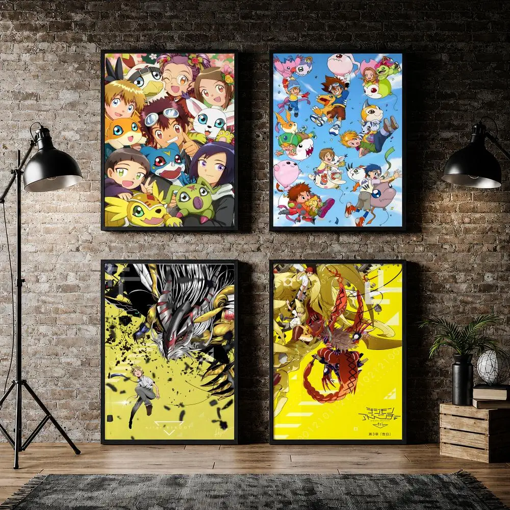 Anime D-Digimon Yagami Taichi Poster Pvc HD Peel and Stick Modern poster Home Office Living Room Dining Room Wall Decor