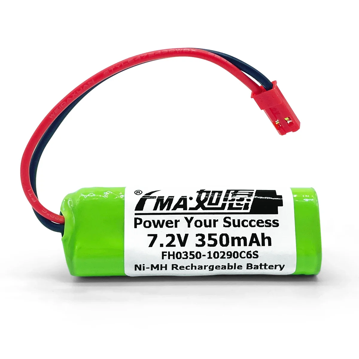 Ni-MH 2/3AAA 7.2V 350mAH Rechargeable Battery Size: 20*21*58mm w/SYP plug 6SHY