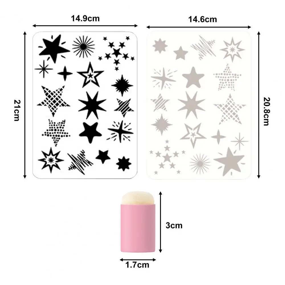 スポンジブラシセット,手工芸品用刺paintingツール,各種カラー