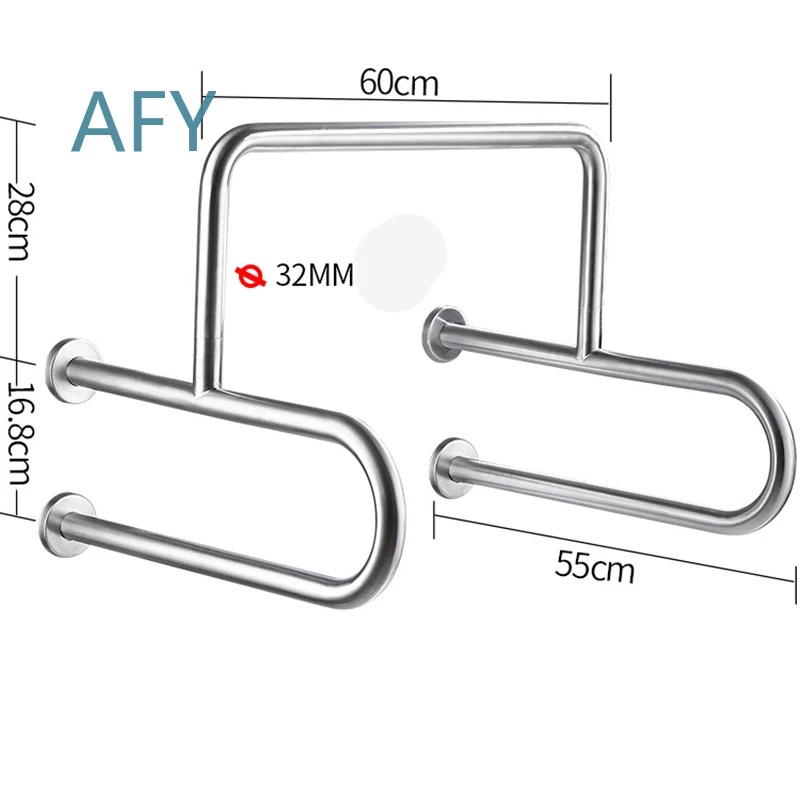 Elderly Disabled Assist Safety Rails for Bathroom Toilet Support Grab Bar Flip Up Handrail ADA Compliant Mobility Aid Elder