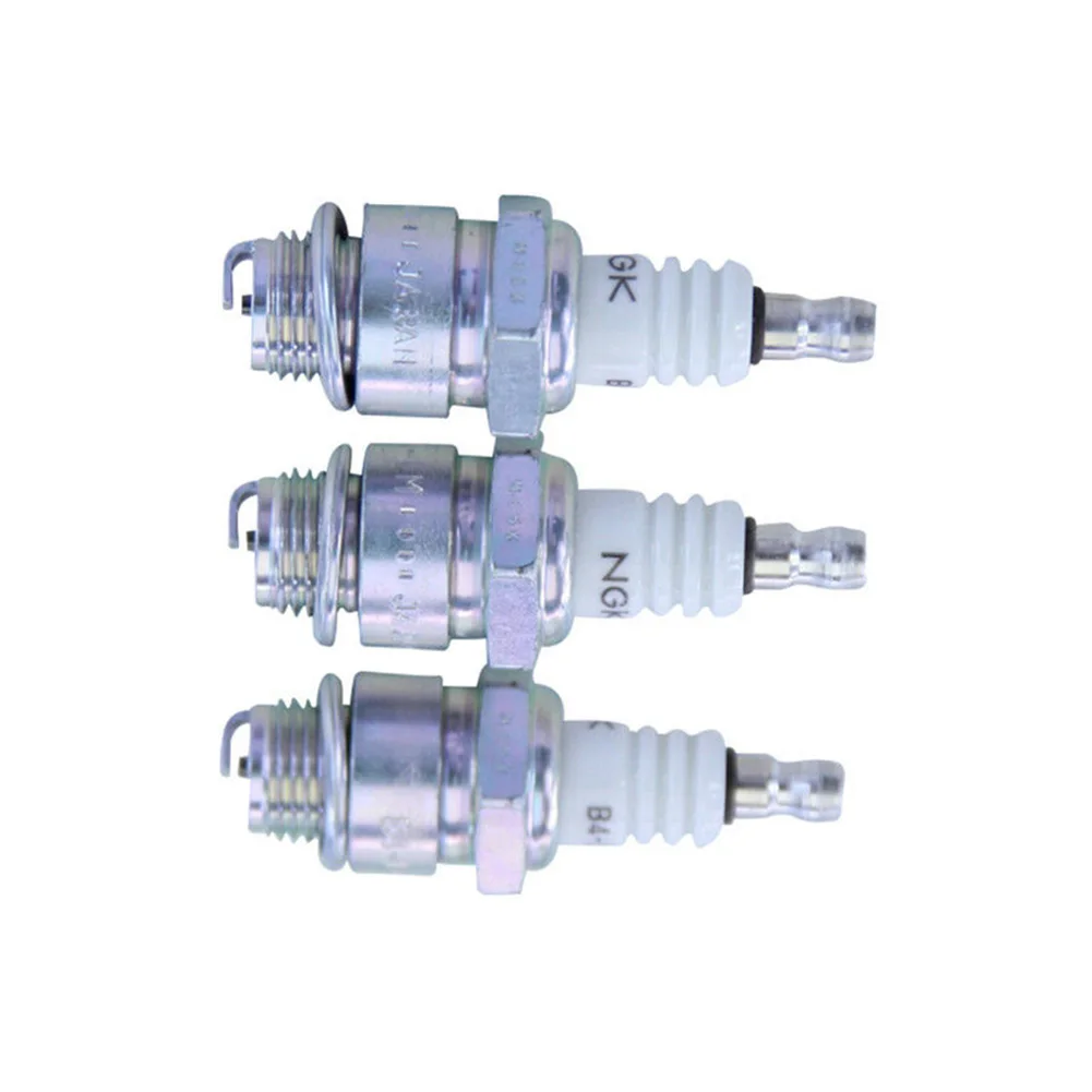 

B4LM Engine Part Candles Three Piece Pack For Enhanced Performance in Grass Cutting Machines Such as the Popular LT7 Model