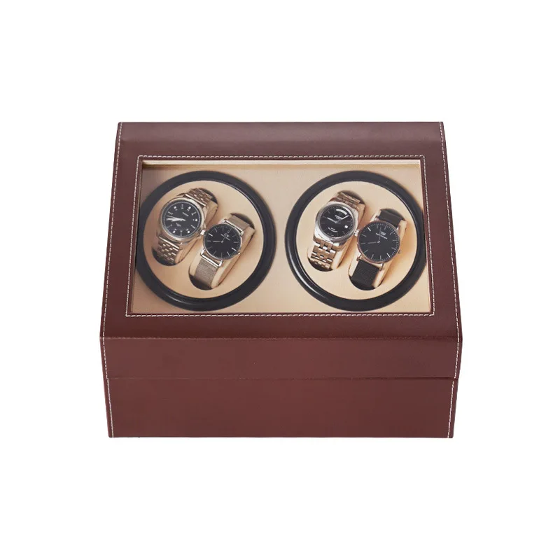 

Watch box double head two-color PU electric motor box automatic winding watch box shaker mechanical shaker