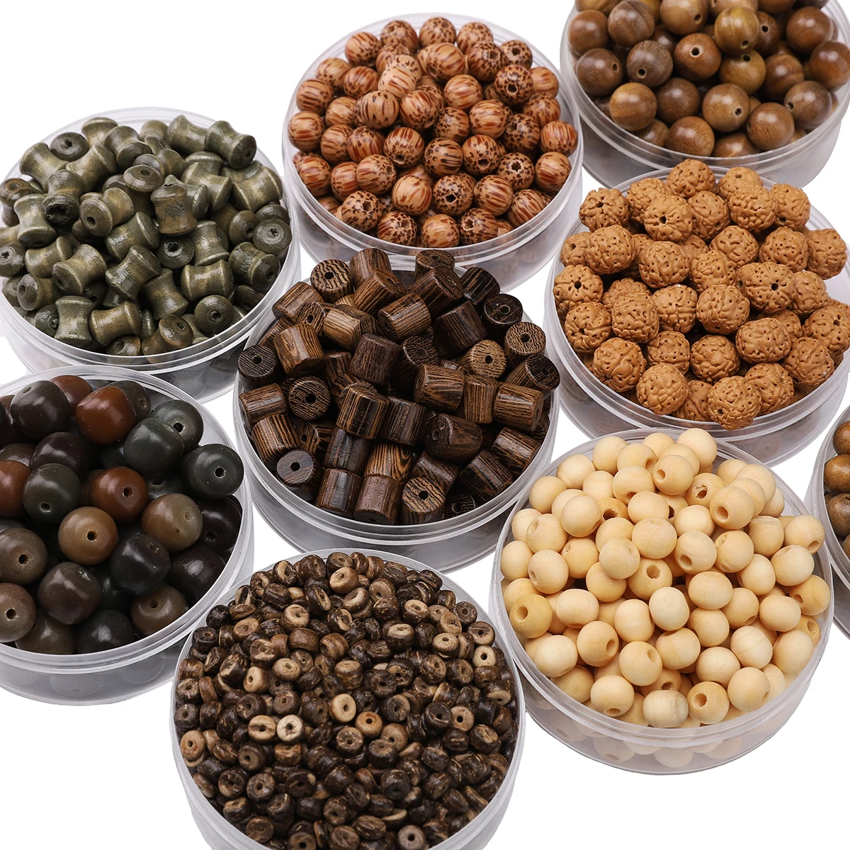 Handmade Jewelry With Wooden Beads, Exquisite Jewelry 5-12mm
