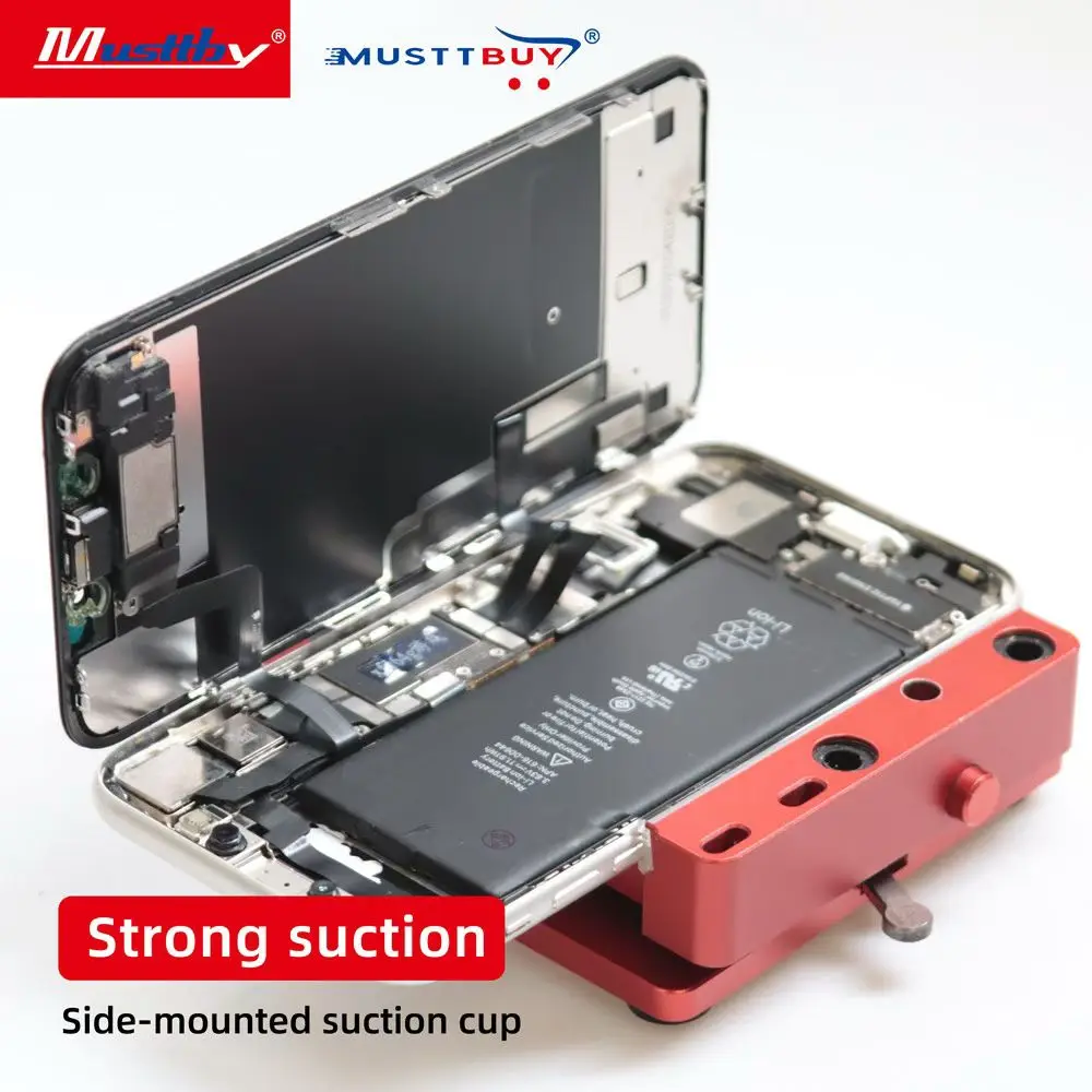 YAKE Xuanwu mobile phone repair suction cup screen clamp: quick screen opening, firm fixation, adjustable width.