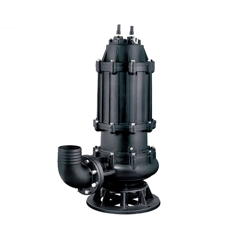 Stazione di pompaggio delle acque reflue Pompa sommergibile per liquami con draga di aspirazione verticale minerale con taglierina per coltelli