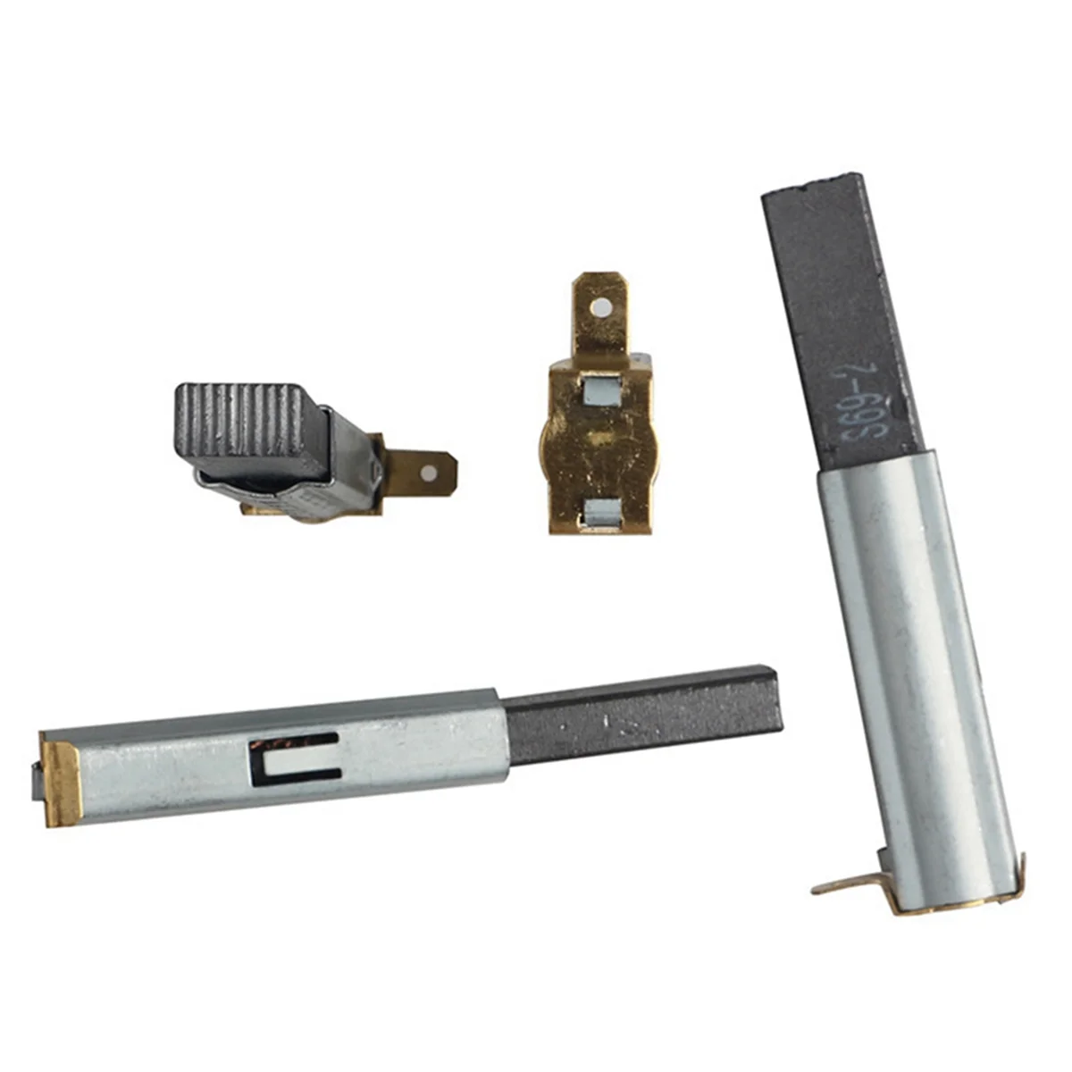 แปรงถ่านมอเตอร์เครื่องดูดฝุ่นอเนกประสงค์3ชิ้นสำหรับ BF501อะไหล่เครื่องดูดฝุ่นอุตสาหกรรม Baiyun