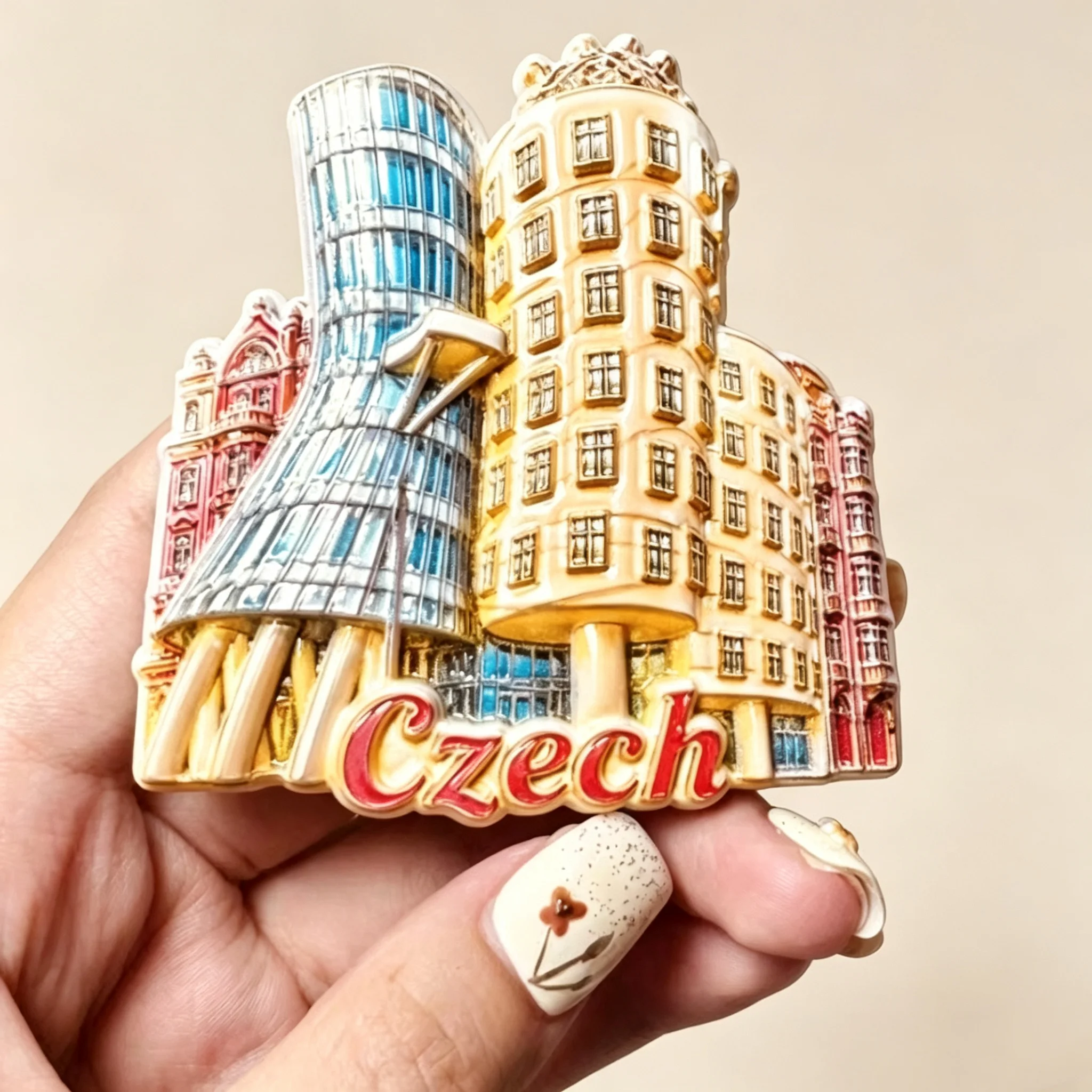 Europe  Czech  3D Fridge Magnets Tourism Souvenir Refrigerator Magnets Sticker